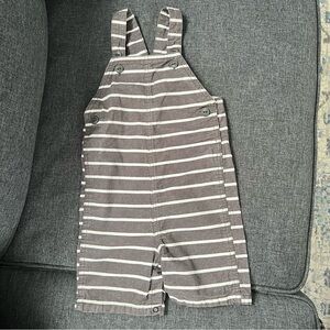 Carter's Charcoal Striped Overalls